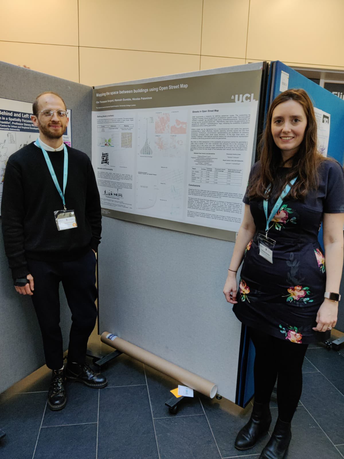 Presenting poster